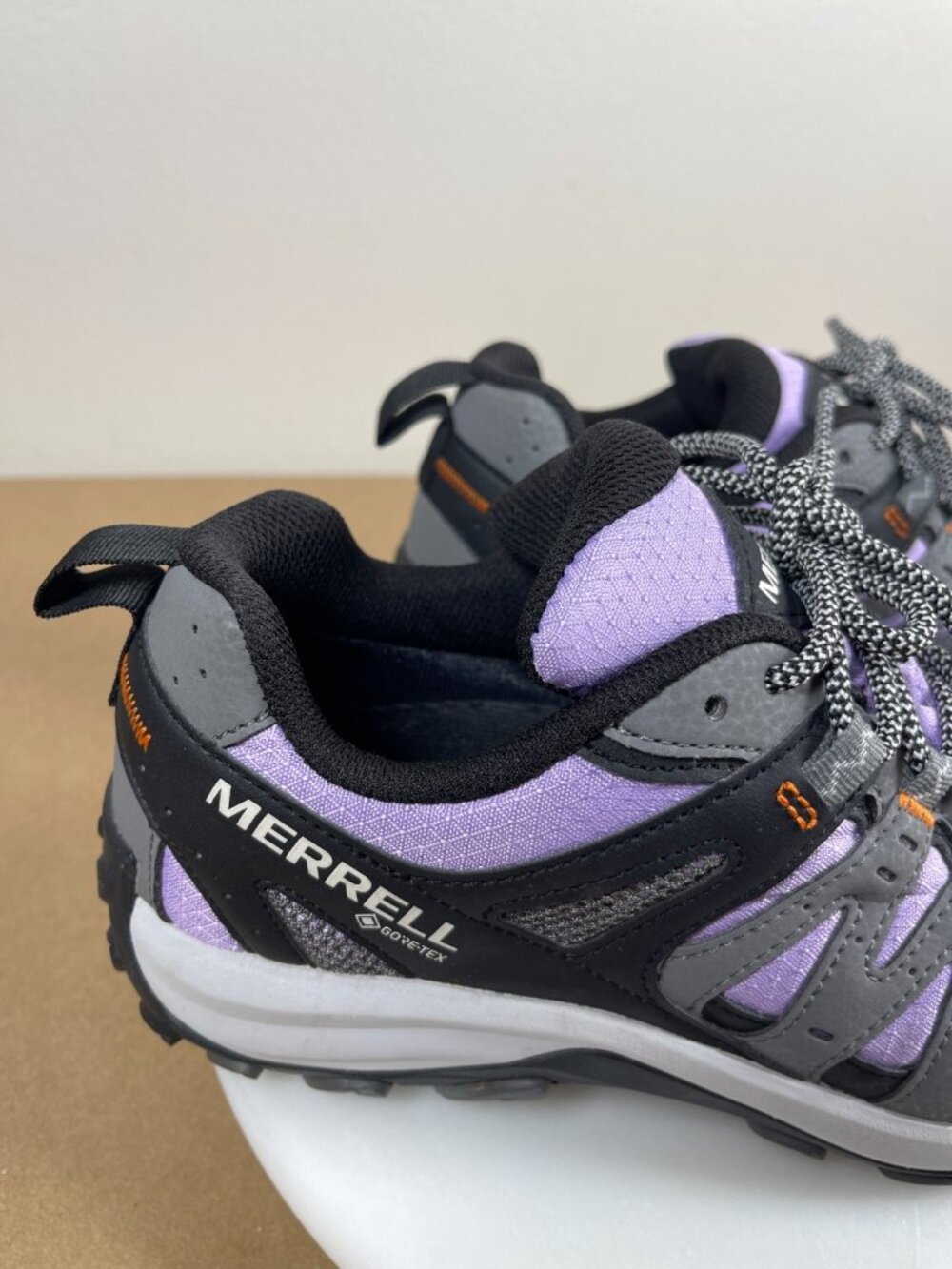 Merrell J037012 Gore-Tex Hiking Shoes Womens 7.5 Purple Gray Waterproof - Picture 2 of 10